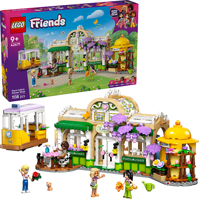 LEGO Friends Plantecafé og Blomsterbutik 42671