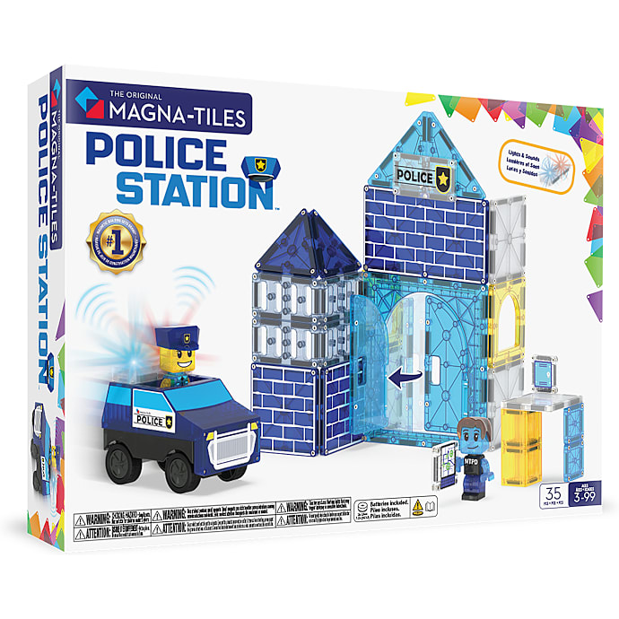 Magna-Tiles magnetisk byggesæt - 35 dele