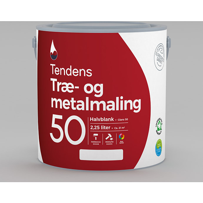 Tendens Træ- og metalmaling halvblank