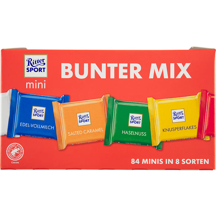 Ritter Sport Blandede Chokolader