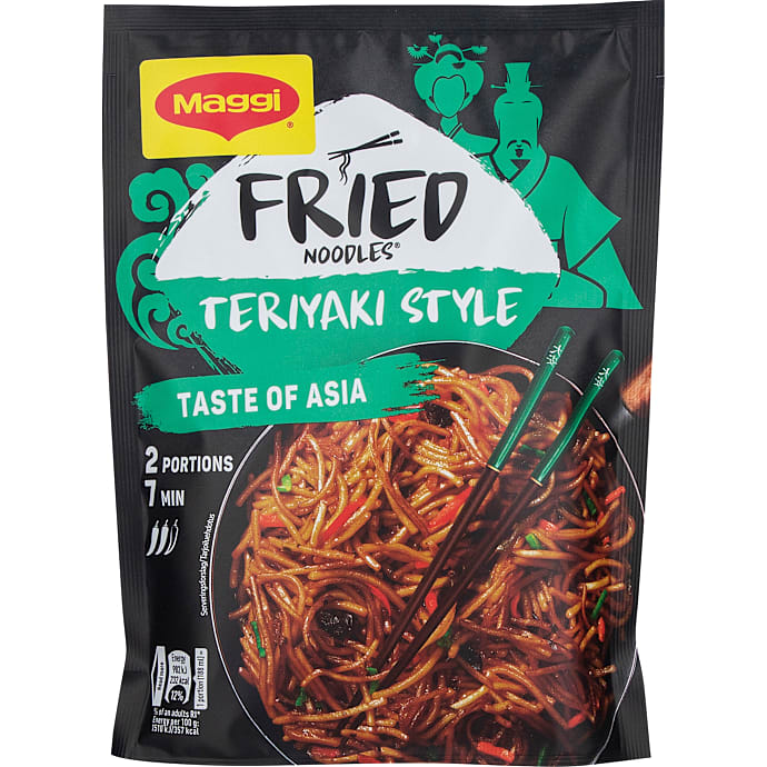 Nudler m. teriyaki