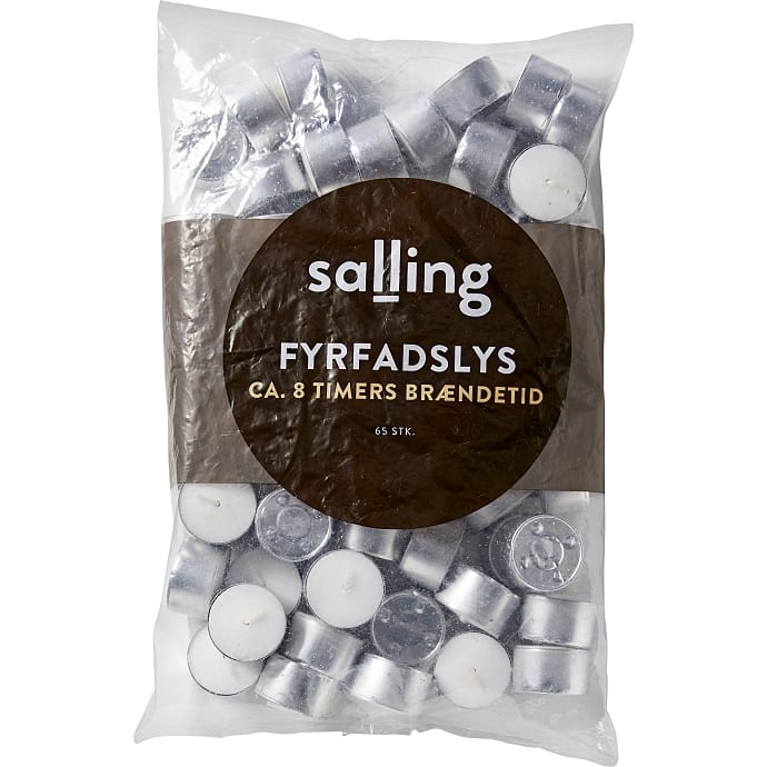 Salling Fyrfadslys Hvid