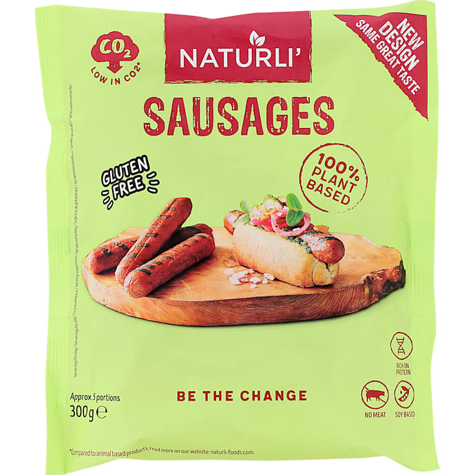 Naturli' Plantebaserede Pølser Vegansk 300 g