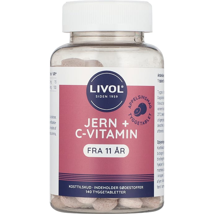 Livol Jerntabletter m. C-vitamin