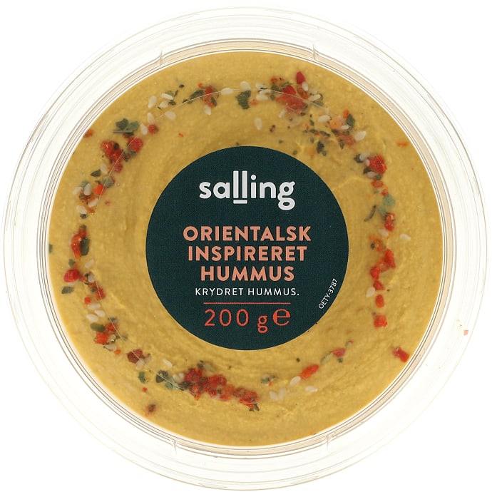 Salling Hummus m. rød peberfrugt