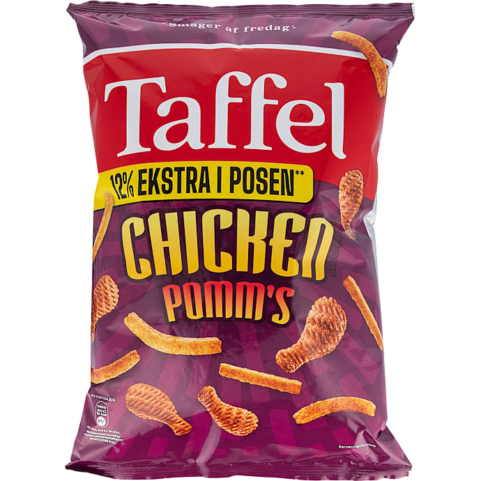 Chips m. krydderier