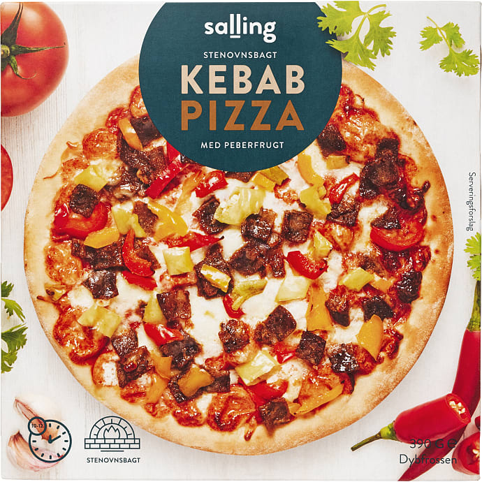 Salling Pizza med Kebab