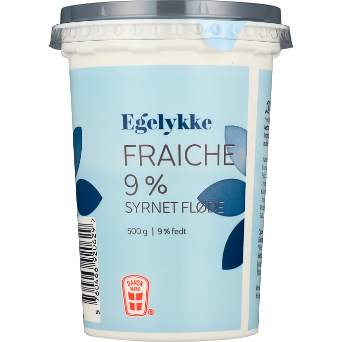 Egelykke Fraiche Syrnet Fløde 9%