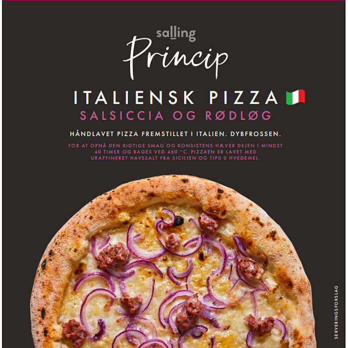 Salling Princip Pizza m. salciccia