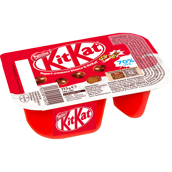 Yoghurt m. chokolade- og vaffelkugler