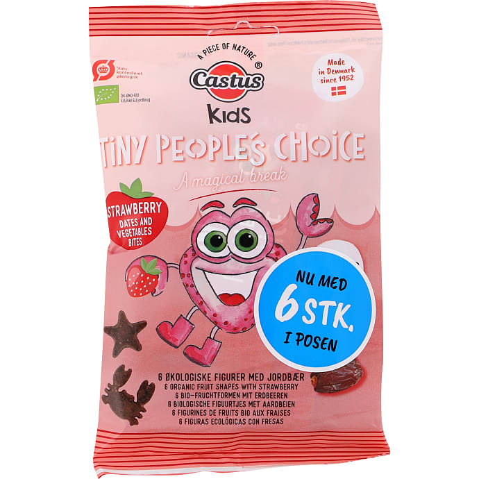 Frugtsnacks m. jordbær øko – produktbillede