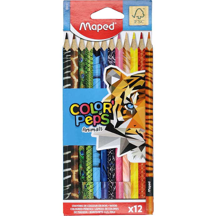 Maped farveblyanter 12-pak - dyr
