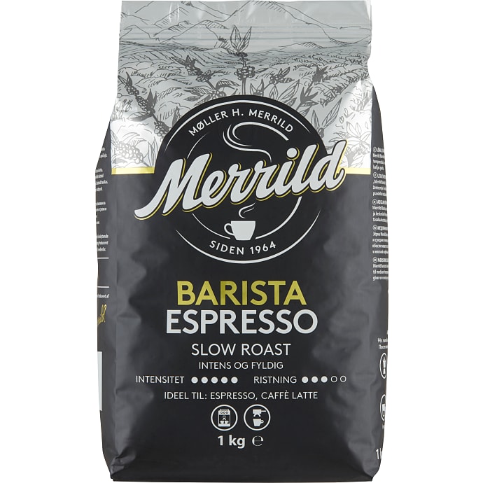 Merrild Espresso hele bønner 1 kg