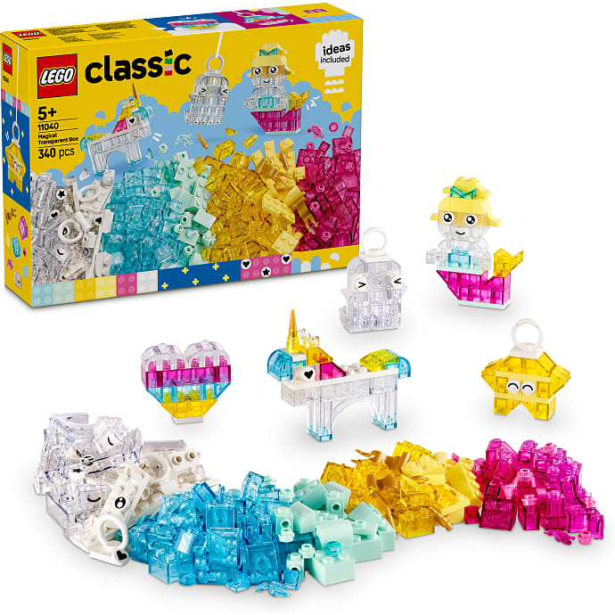LEGO Classic Magiske Gennemsigtige Klodser 11040