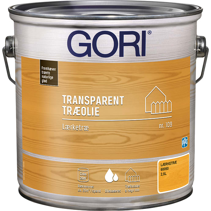 GORI Gori 109 Transparent Træolie Lærketræ