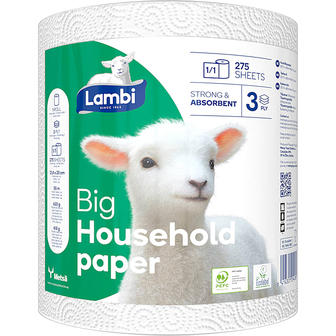 Køkkenrulle 3-lags