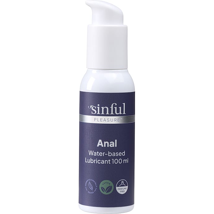 Sinful anal vandbaseret glidecreme 100ml