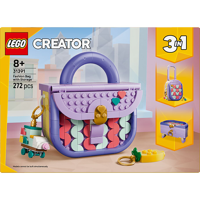 LEGO Creator 3-i-1 Modekunst: Taske med opbevaring 31391