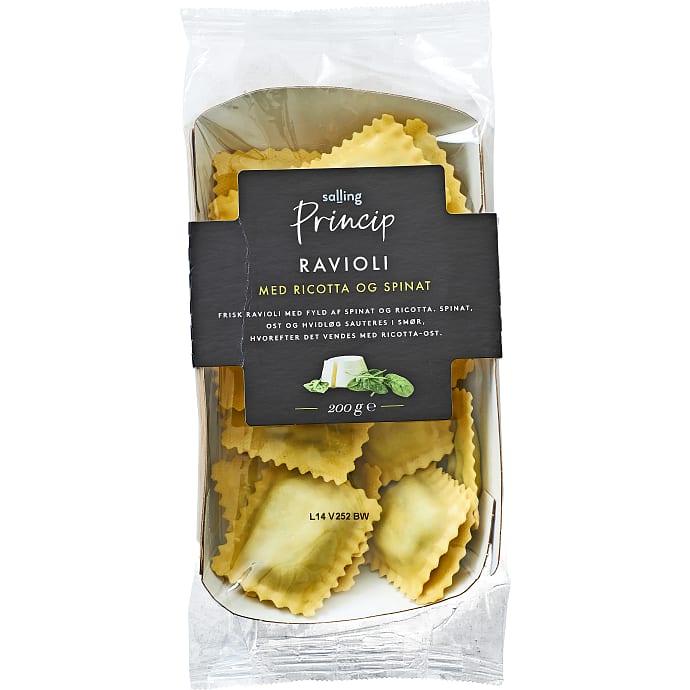 Salling Princip Ravioli Ricotta og Spinat