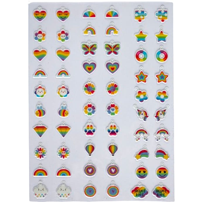 Puff Charm Art armbåndssæt - Rainbow