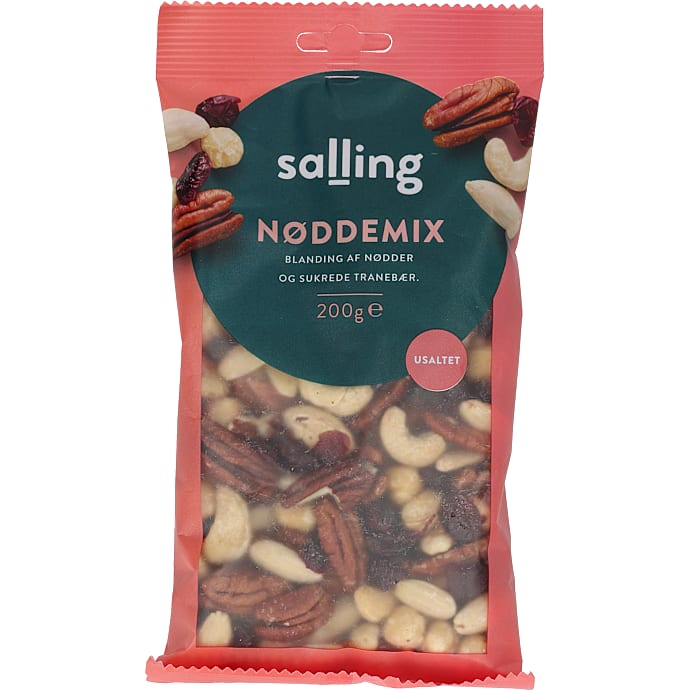 Salling Blandede Nødder Tranebær