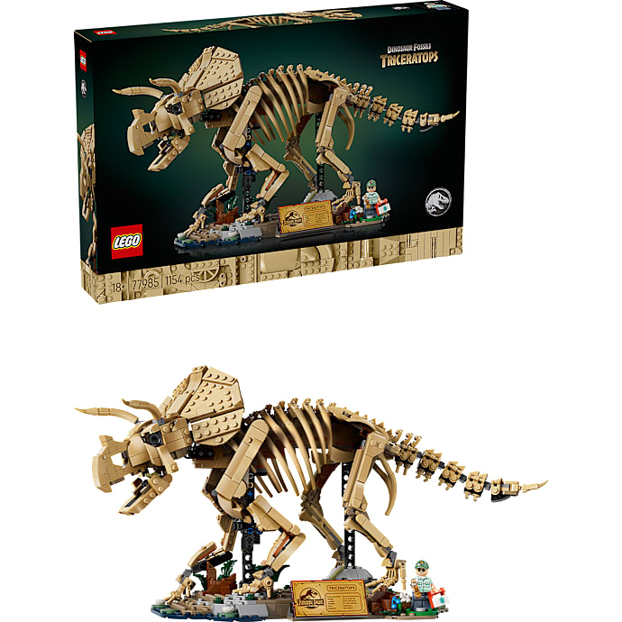 LEGO Jurassic World Dinosaurfossiler Triceratops