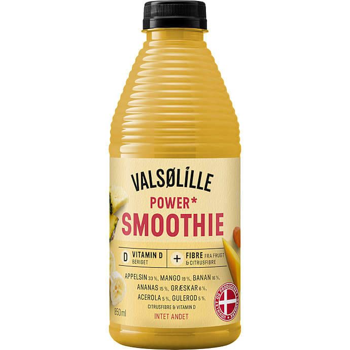 Smoothie m. appelsin, mango, banan, annanas og græskar