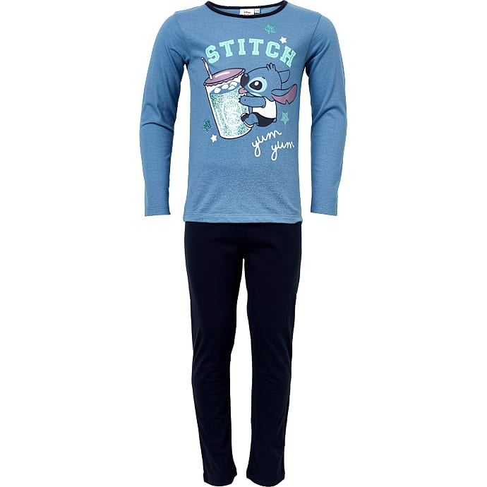 Stitch pyjamas str. 110/116 - blå