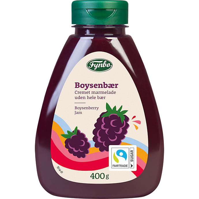 Fynbo Cremet boysenbærmarmelade squeezer 400 g