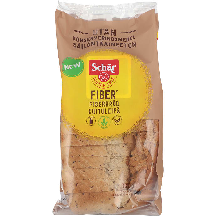 Schär Fiberbrød Sandwich glutenfri 330 g