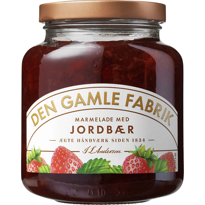 Jordbærmarmelade m. hele bær