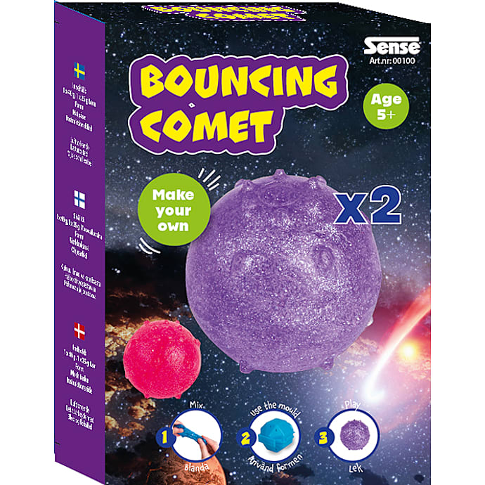 Bouncing Comet DIY hoppebold - flere varianter - assorteret