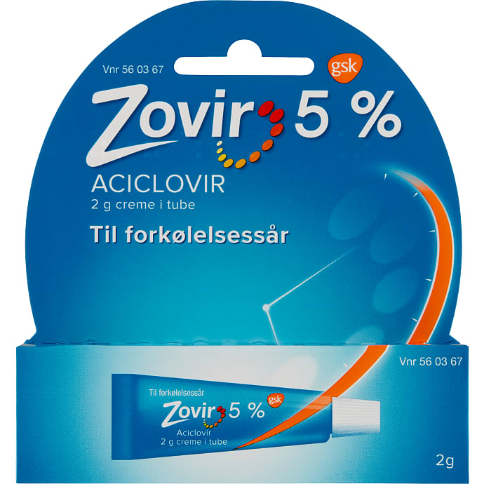 Zovir Salve til Forkølelsessår 5%