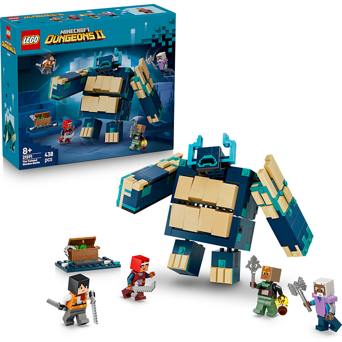 LEGO Minecraft Kampen mod den fordrejede warden 21591