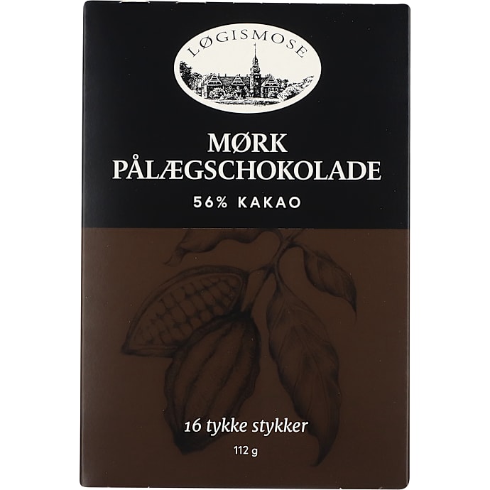 Løgismose Mørk Pålægschokolade 56% Kakao