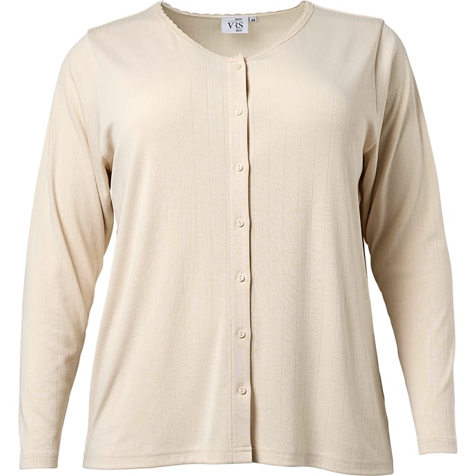 VRS Woman Jackie Basic Dame Cardigan str. 50 Beige