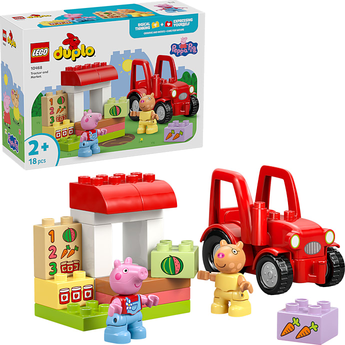 LEGO DUPLO Gurli Gris Traktor og marked