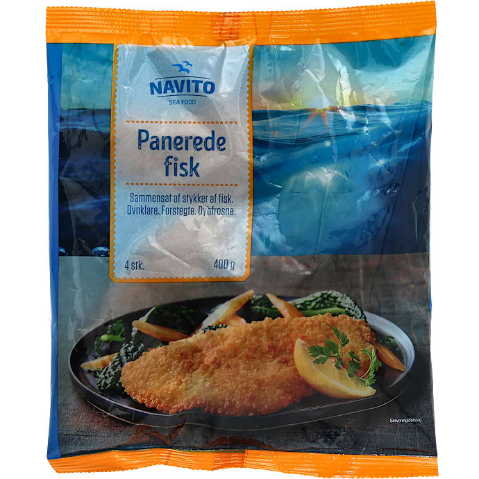 Panerede fiskefileter