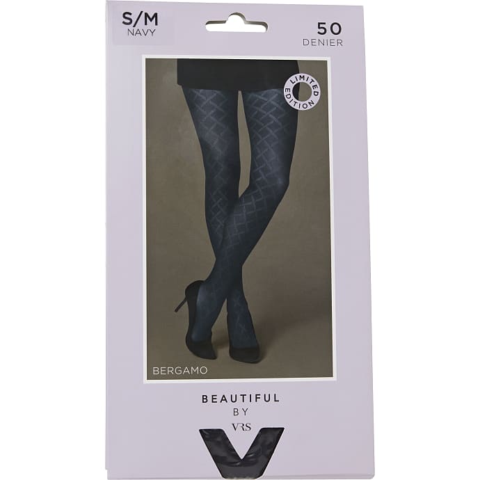 VRS dame strømpebukser Bergamo str. L/XL - navy
