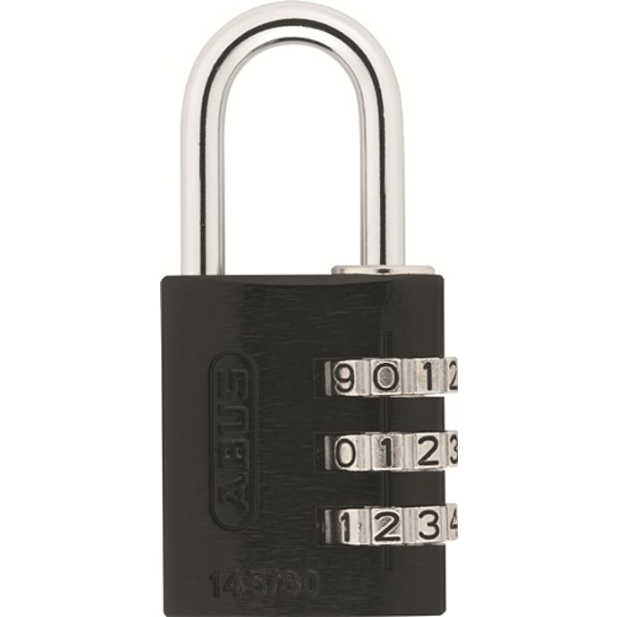 ABUS Kodelås 145/30 Sort