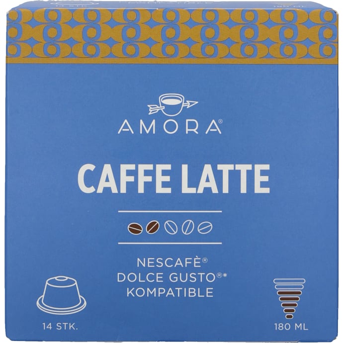 Amora Caffè Latte kaffekapsler
