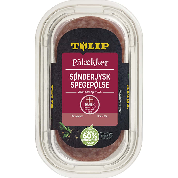 Sønderjysk spegepølse i skiver