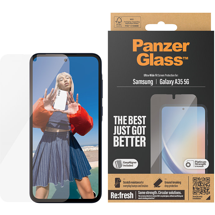 PanzerGlass Skærmbeskyttelse Samsung Galaxy A35
