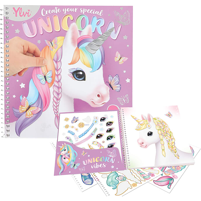 Yivi Ylvi Create Your Special Unicorn Stickersbog