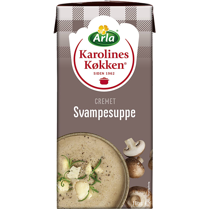 Cremet svampesuppe – produktbillede