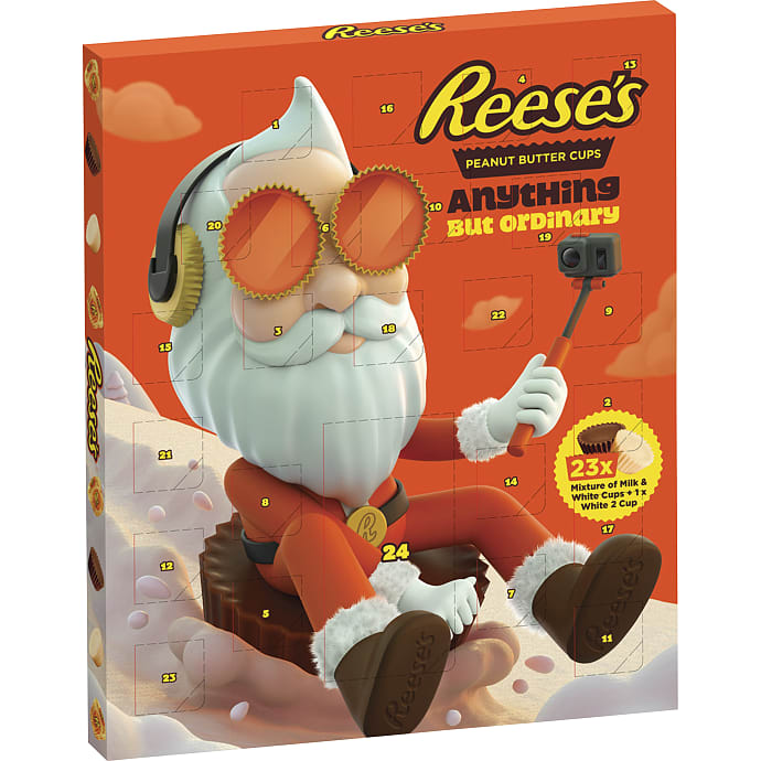 Julekalender m. chokolade og peanutbutter