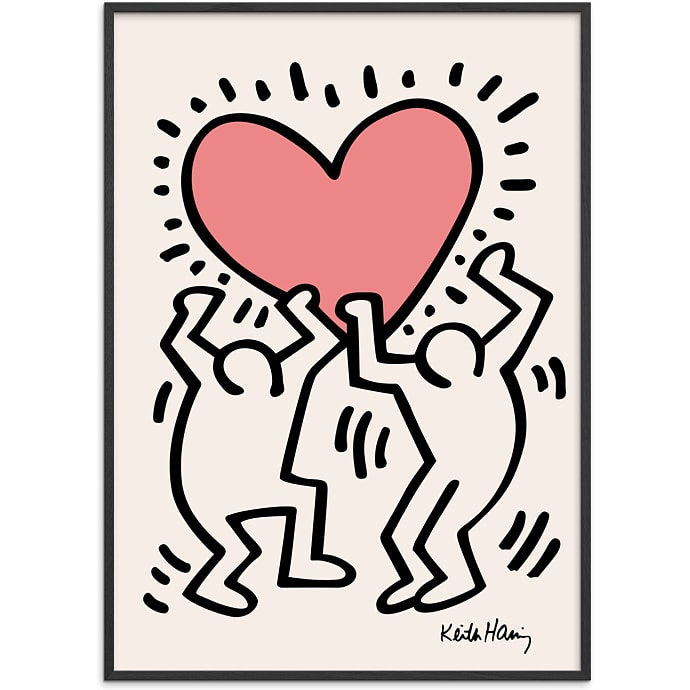 Citatplakat Haring K. Haring 30x40