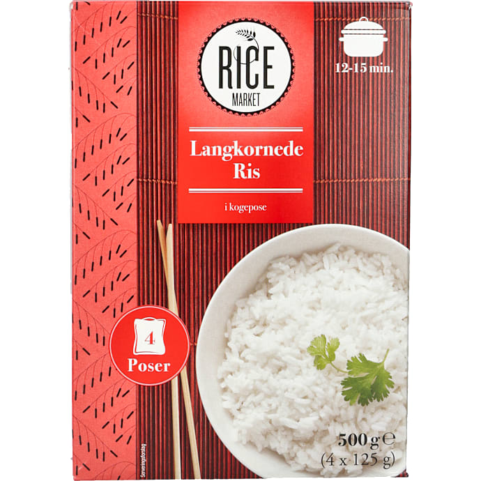 Rice Market Paraboiled Ris i Kogepose 500 g