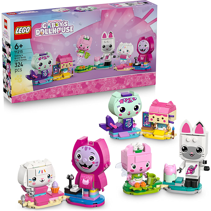 LEGO Gabbys dukkehus Gabbys klodsbyggede kattevenner 11215