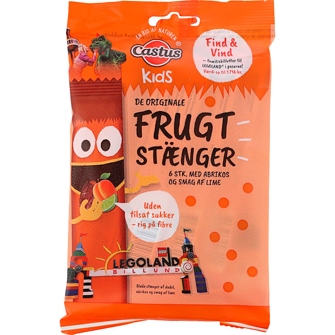 Frugtstænger m. abrikos og lime – produktbillede